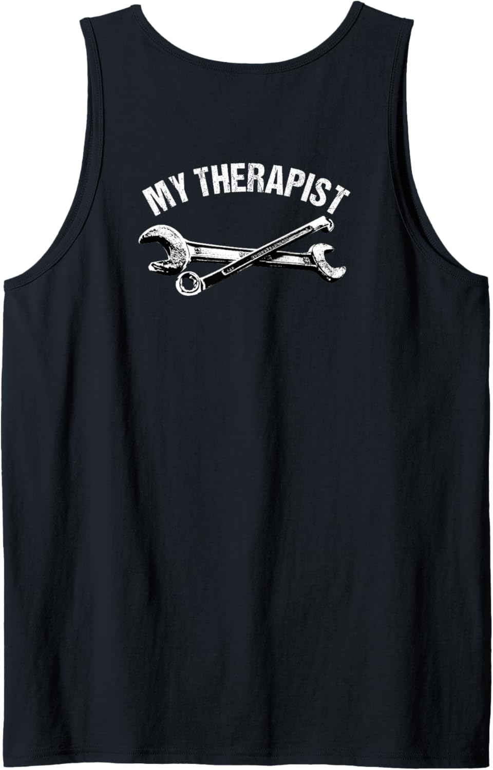 Diesel Mechanic Design On Back Of Clothing Tank