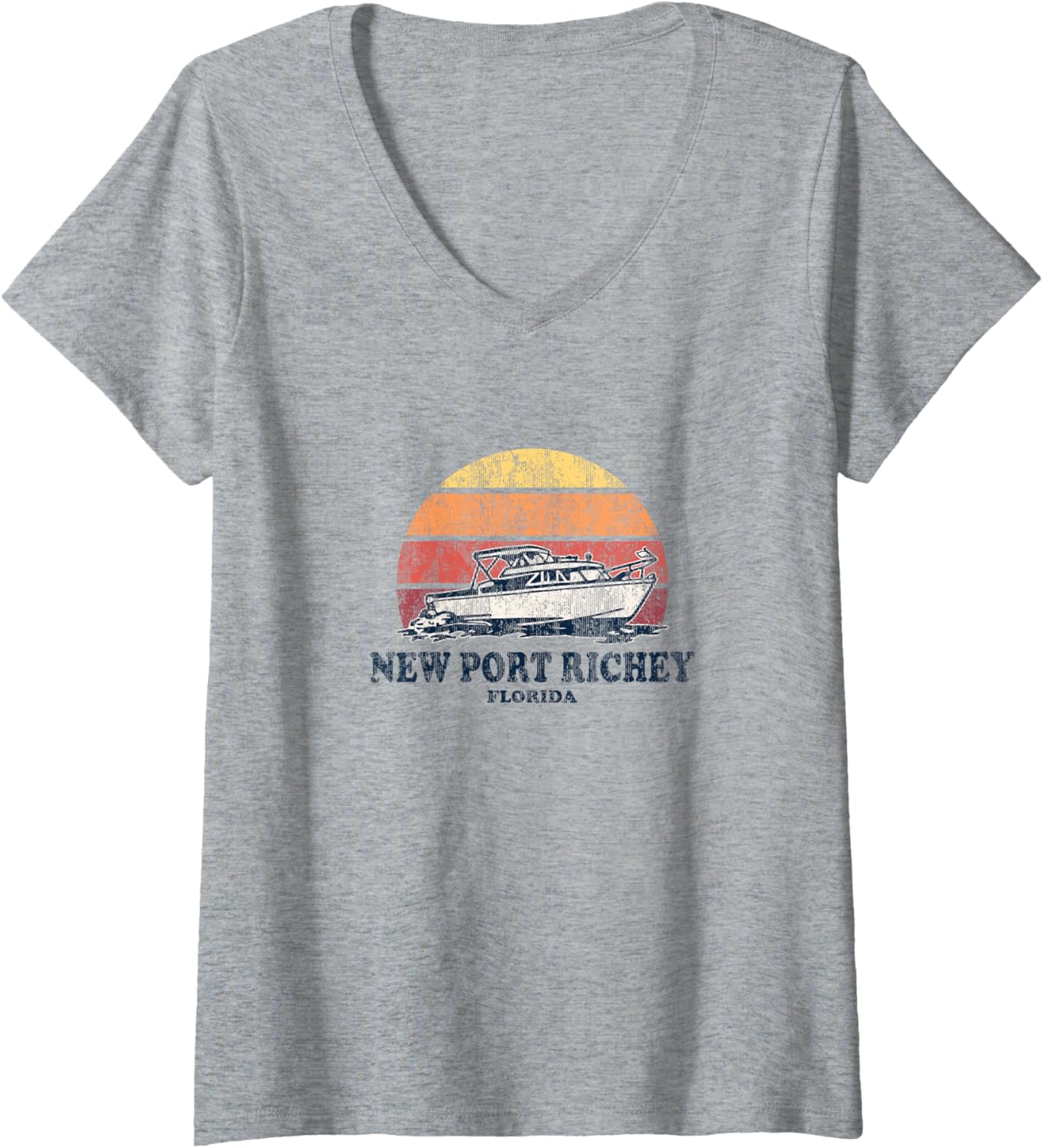 Womens New Port Richey Fl Vintage Boating 70S