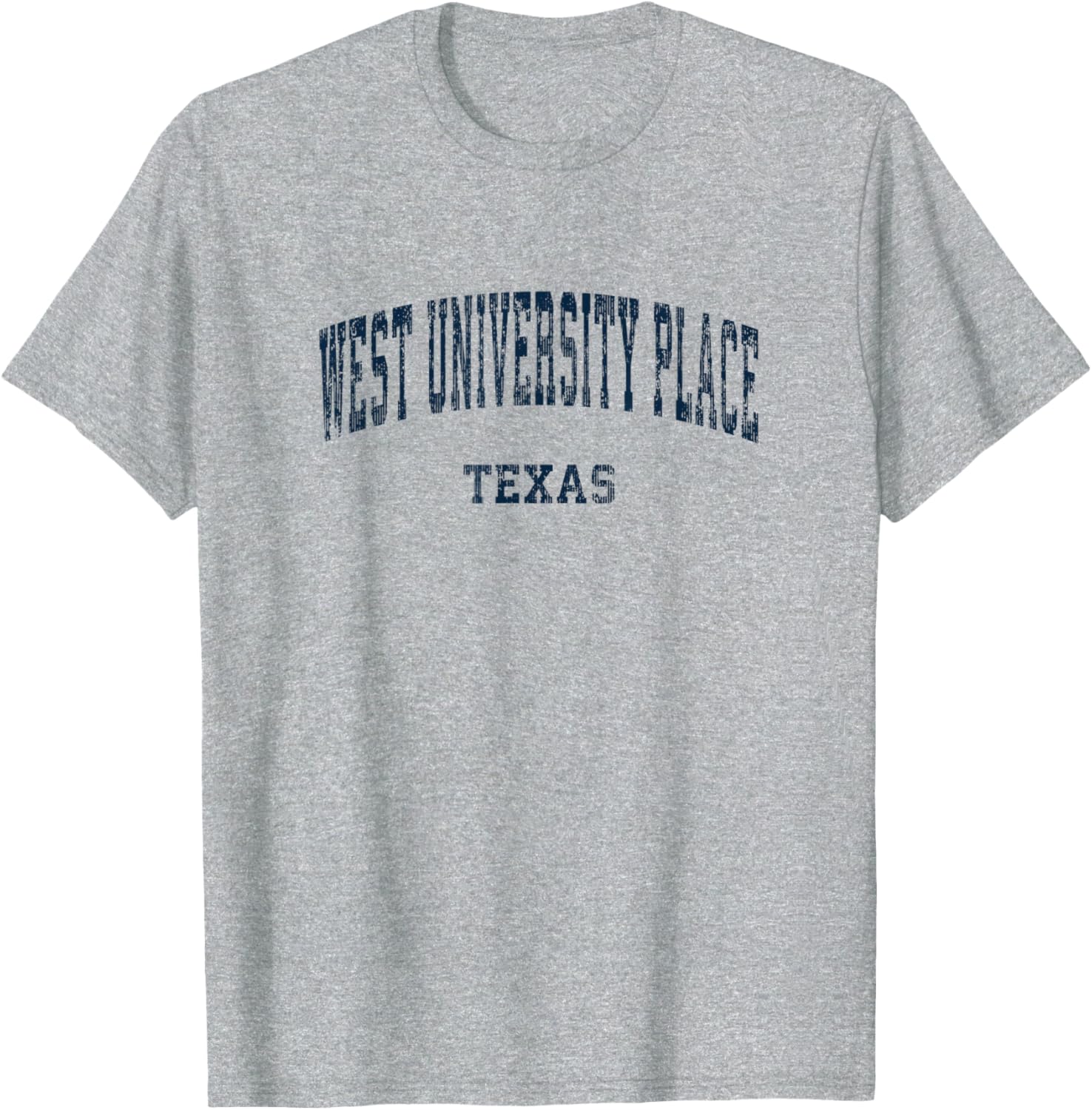 West University Place Texas TX Vintage Varsity Sports Navy D
