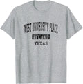 West University Place Texas TX Vintage Sports Design Black D