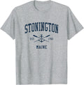 Stonington Me Vintage Navy Crossed Oars Boat Anchor
