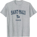 Saint Malo France Vintage Sports Navy Boat Anchor