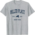 Miller Place New York NY Vintage Athletic Navy Sports Design