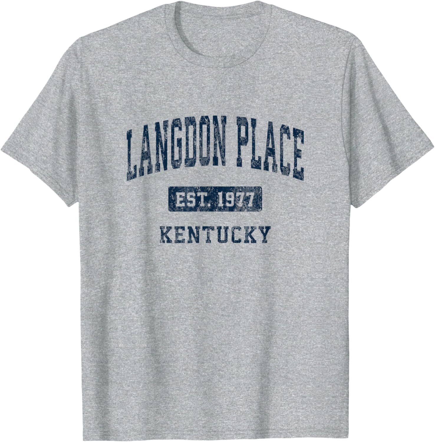 Langdon Place Kentucky KY Vintage Athletic Sports Design