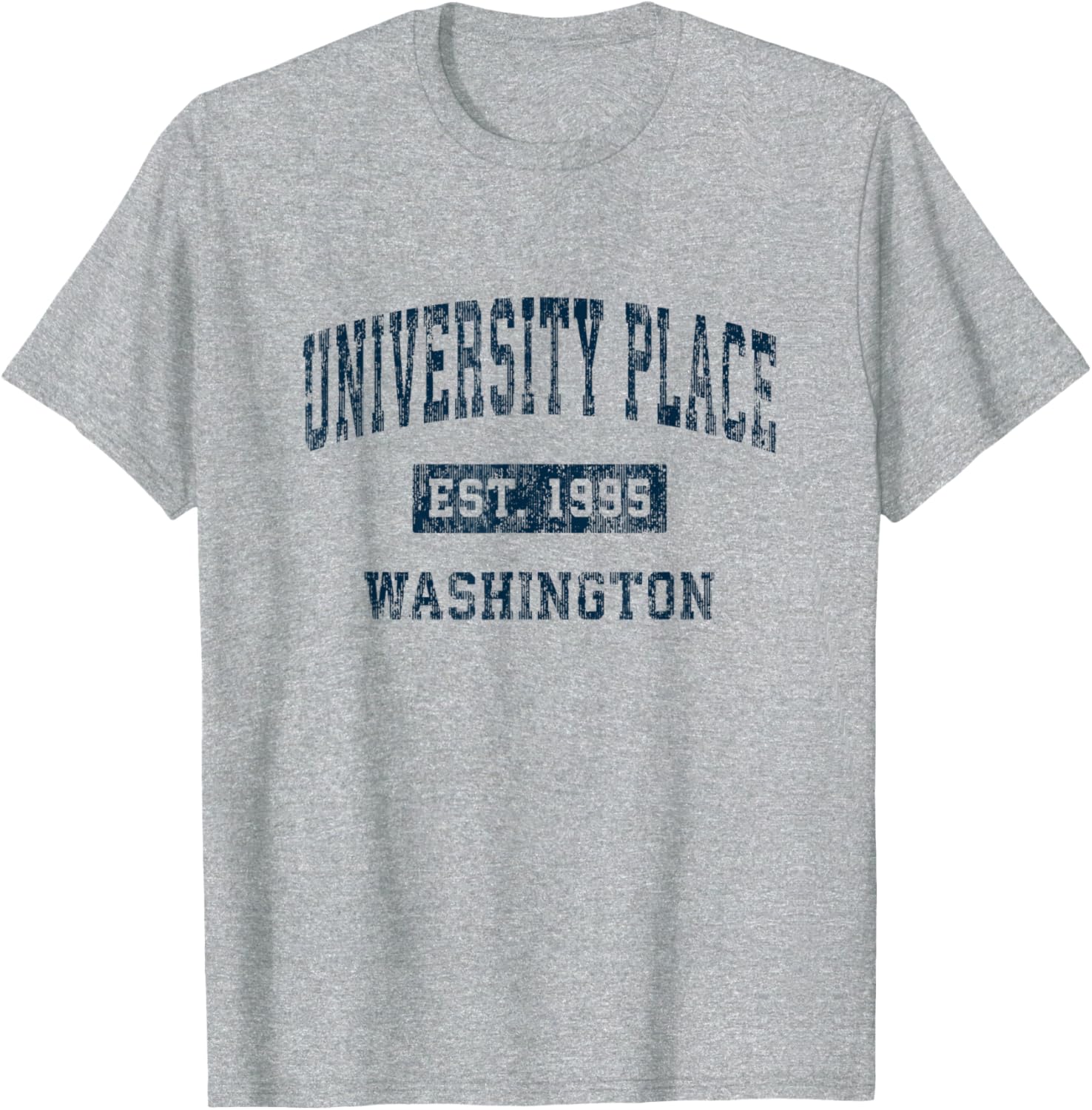 University Place Washington WA Vintage Sports Design Navy