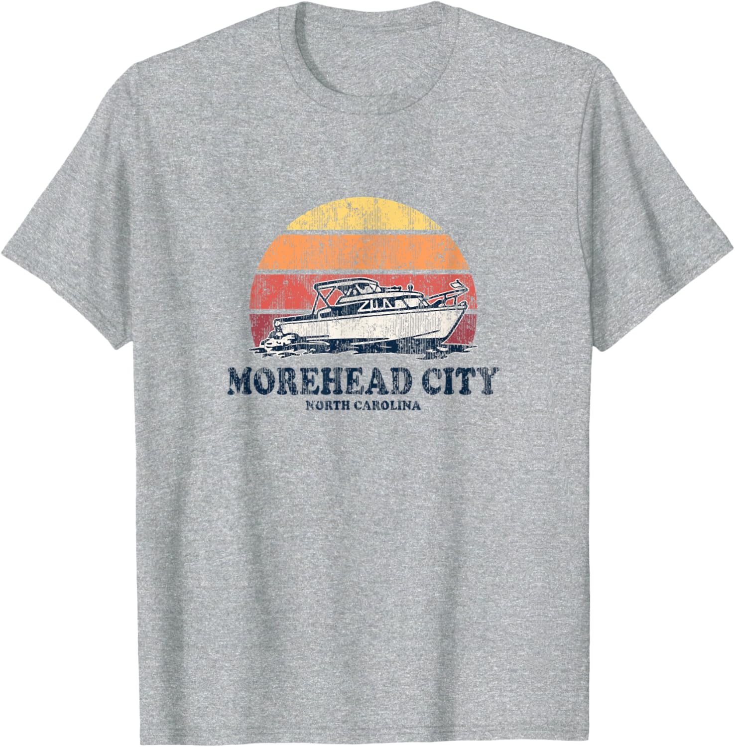 Morehead City Nc Vintage Boating 70S Retro Boat