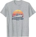 Freeport Me Vintage Boating 70S Retro Boat Design