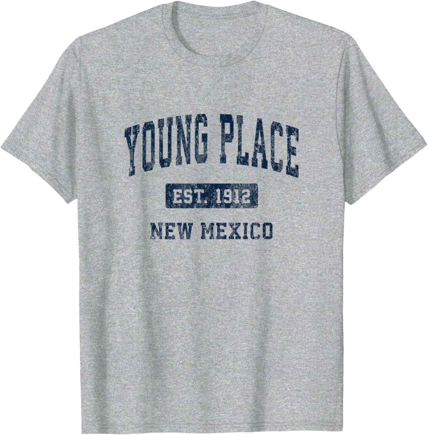 Young Place New Mexico NM Vintage Athletic Sports Design