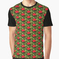 Red flowers ,mother’s day Graphic T-Shirt for Sale by Lauracolleen3