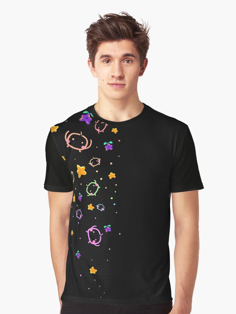 Jumino Falling Stardrops Graphic T-Shirt | Graphic T-Shirt for Unisex