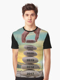 Happy new year 2022 concept Graphic T-Shirt | Premium Unisex T-Shirt, Trending Graphic Tee