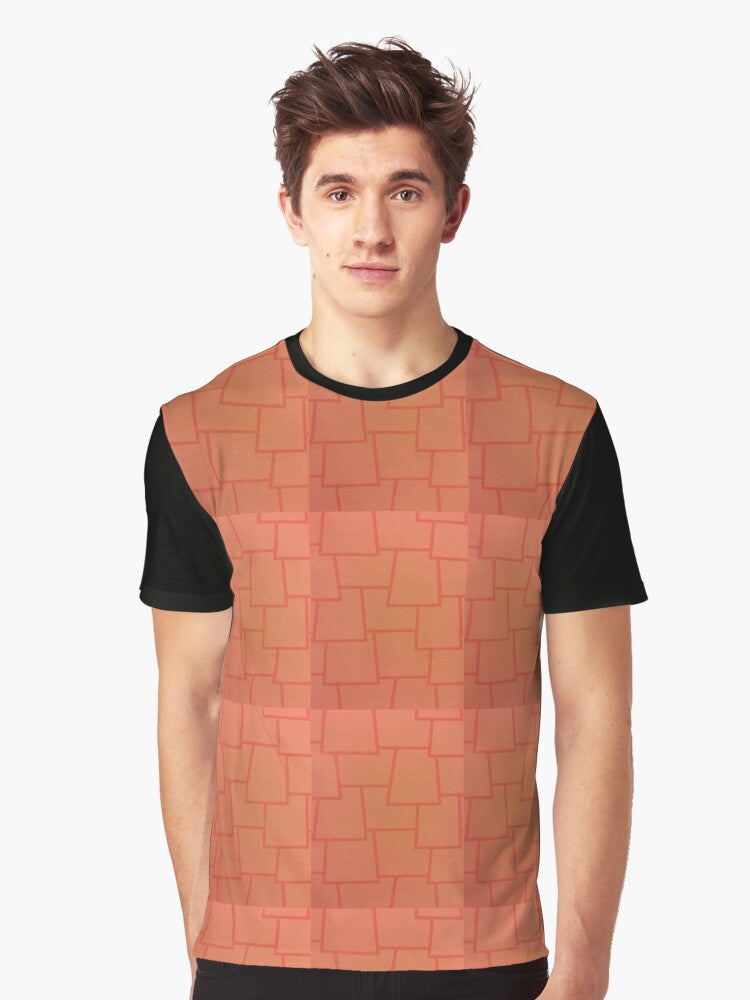 Pink Shapes Graphic T-Shirt | Graphic T-Shirt for Unisex