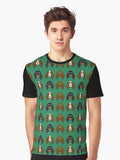 Irish Setter Pattern Graphic T-Shirt
