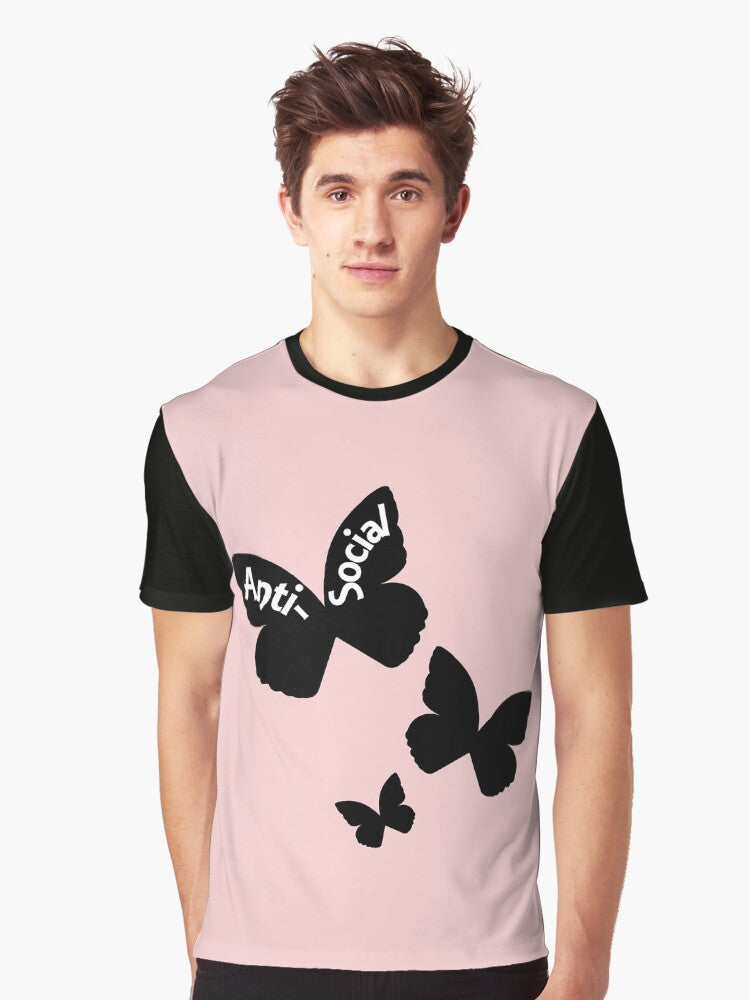 Anti-social butterflies Graphic T-Shirt | Graphic T-Shirt for Unisex