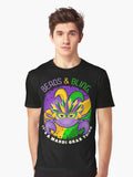 Beads And Bling Is A Mardi Gras Thing V2 Graphic T Shirt T Shirt Premium Print