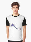 Reach Your Potential - Neuron Brain Motivation Graphic T-Shirt