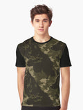 Unique Fashion Dog Camo Pattern - Dads Day Gifts Graphic T-Shirt