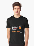 In Case of Accident my Blood type is Single Malt Graphic T-Shirt | Graphic T-Shirt for Unisex