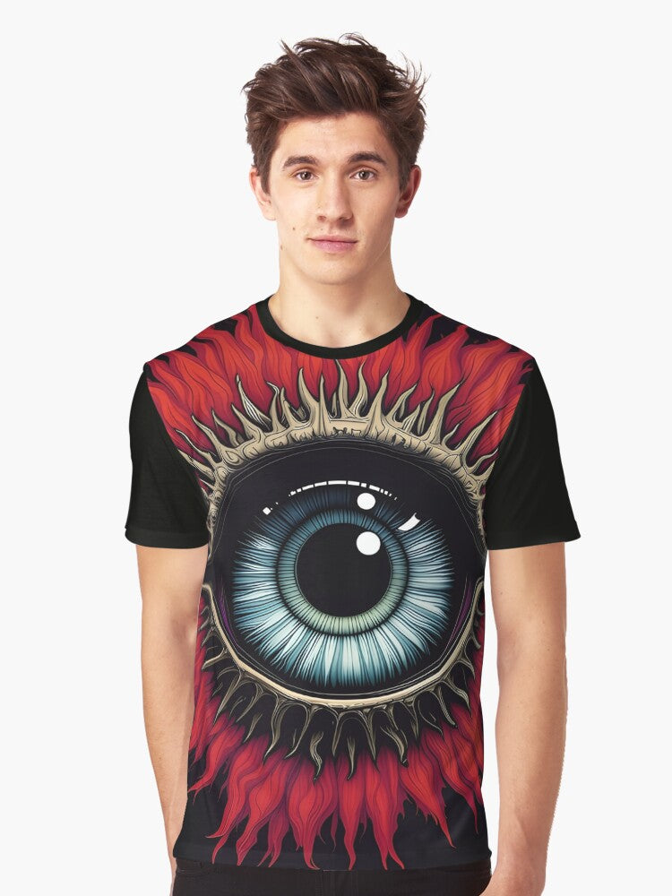 Abstract Eye Design Variant 1 Graphic T-Shirt | Graphic T-Shirt for Unisex