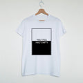 Funny artsy tee, Half full half empty T-shirt, minimalist stylish symbolic statement inspiring motivating gift