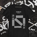 Japanese Shibuya Crossing Minimalist Tee, Shibuya Tokyo T-Shirt for Men Women