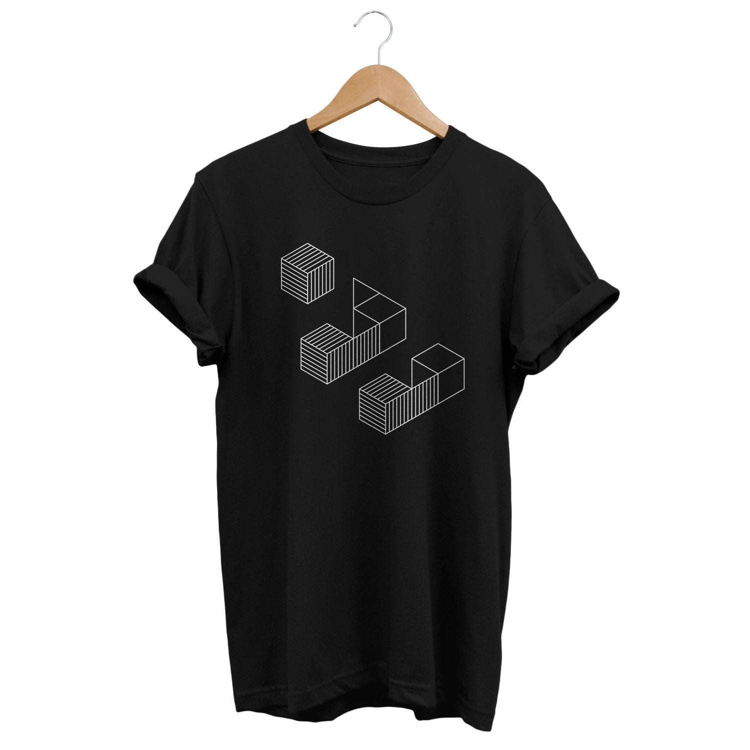 Abstract Geometric T-Shirt: Modern Art Tee
