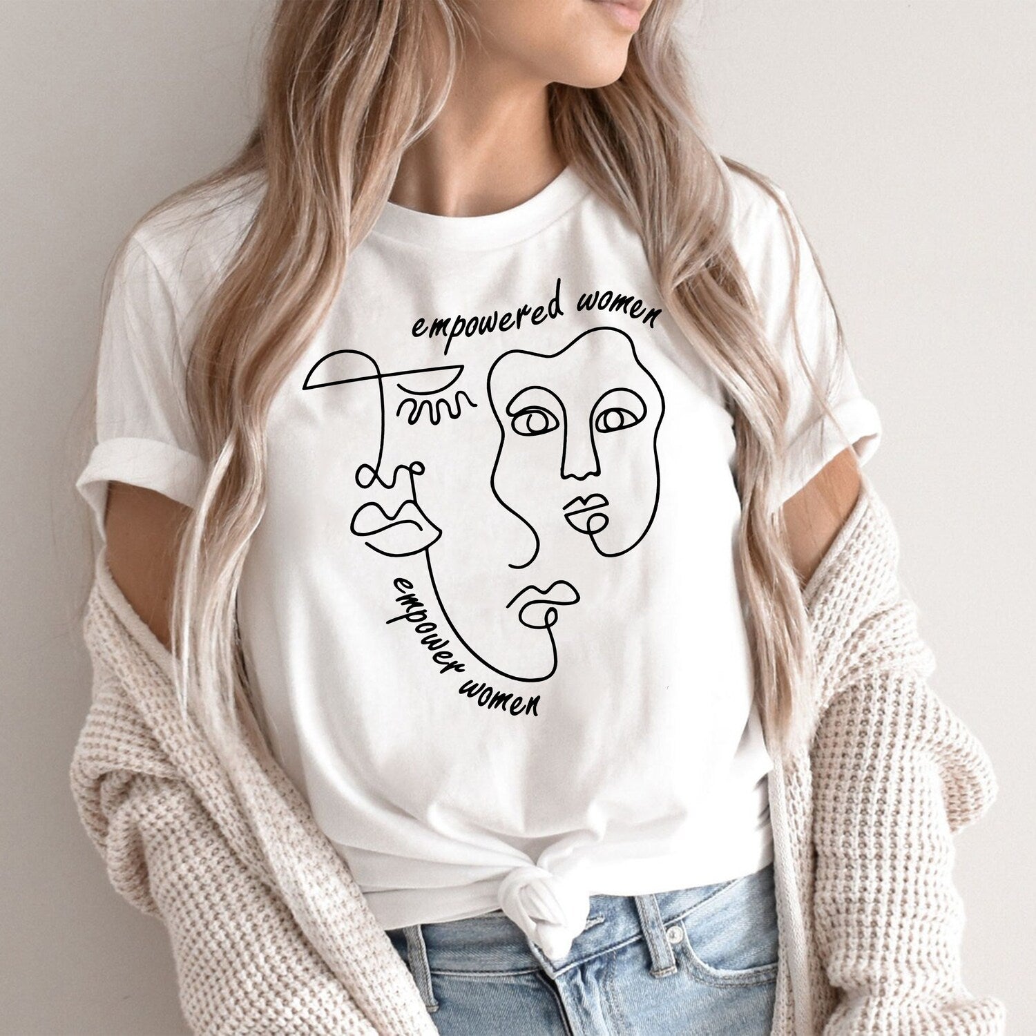 Feminist Shirt, Empowered Woman Shirt, Woman Empower Gift, Minimalist T Shirt, Feminism T-Shirt, Woman Tee, Woman Gifts