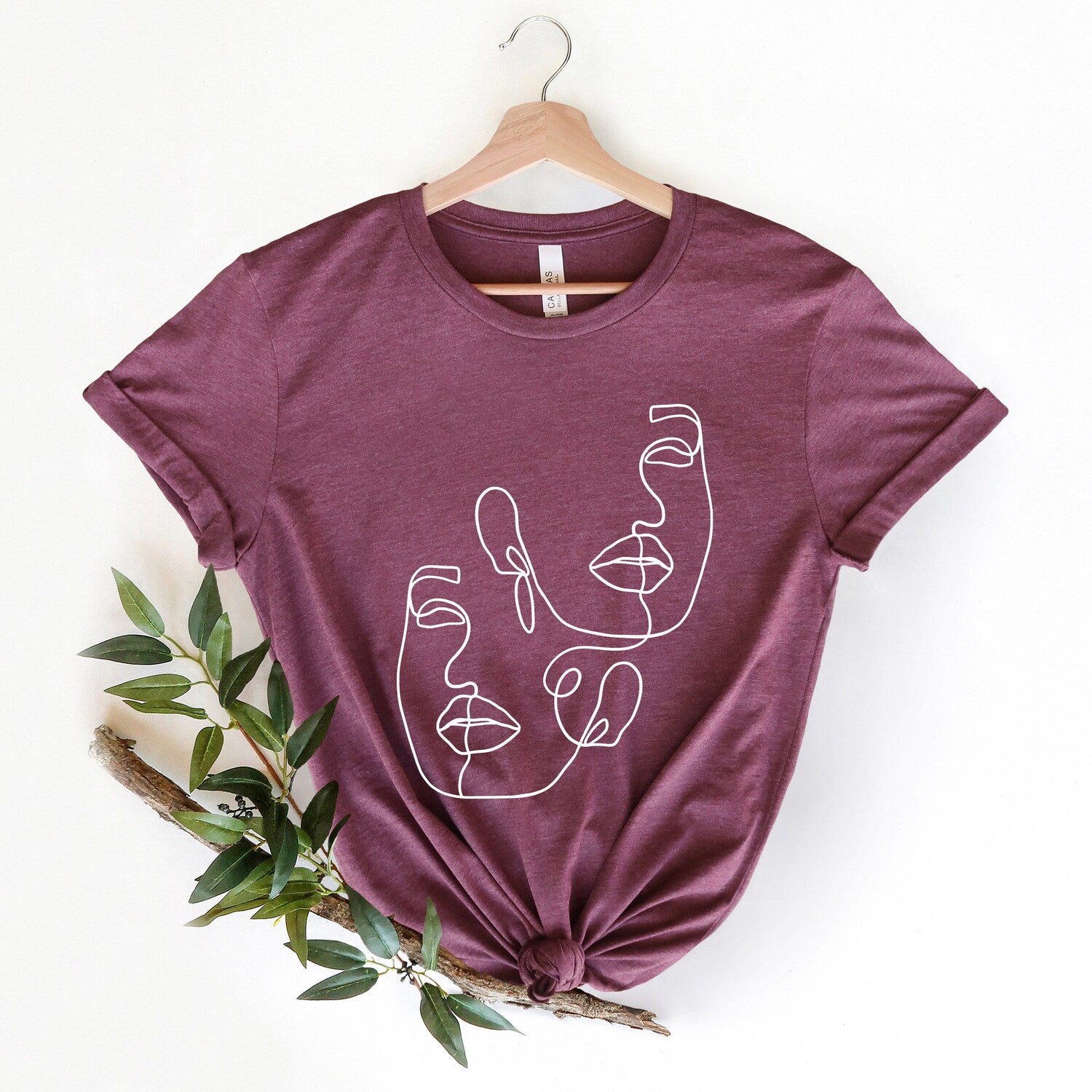 Abstract Face Line Art Shirt, Abstract Drawing Shirt, Drawing Shirt, Face Drawing Shirt, Face Line Art Tee, Minimalist Shirt, Woman Face Tee