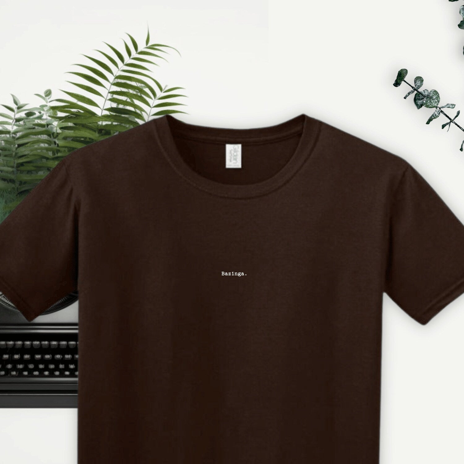 Bazinga - The Big Bang Theory - Unisex Minimalist T-shirt - Tv show Quote