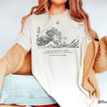 Thich Nhat Hanh Shirt, Enlightenment Quote Tee, Kanagawa Great Wave, Meditation T-shirt, Soft Unisex T-shirt