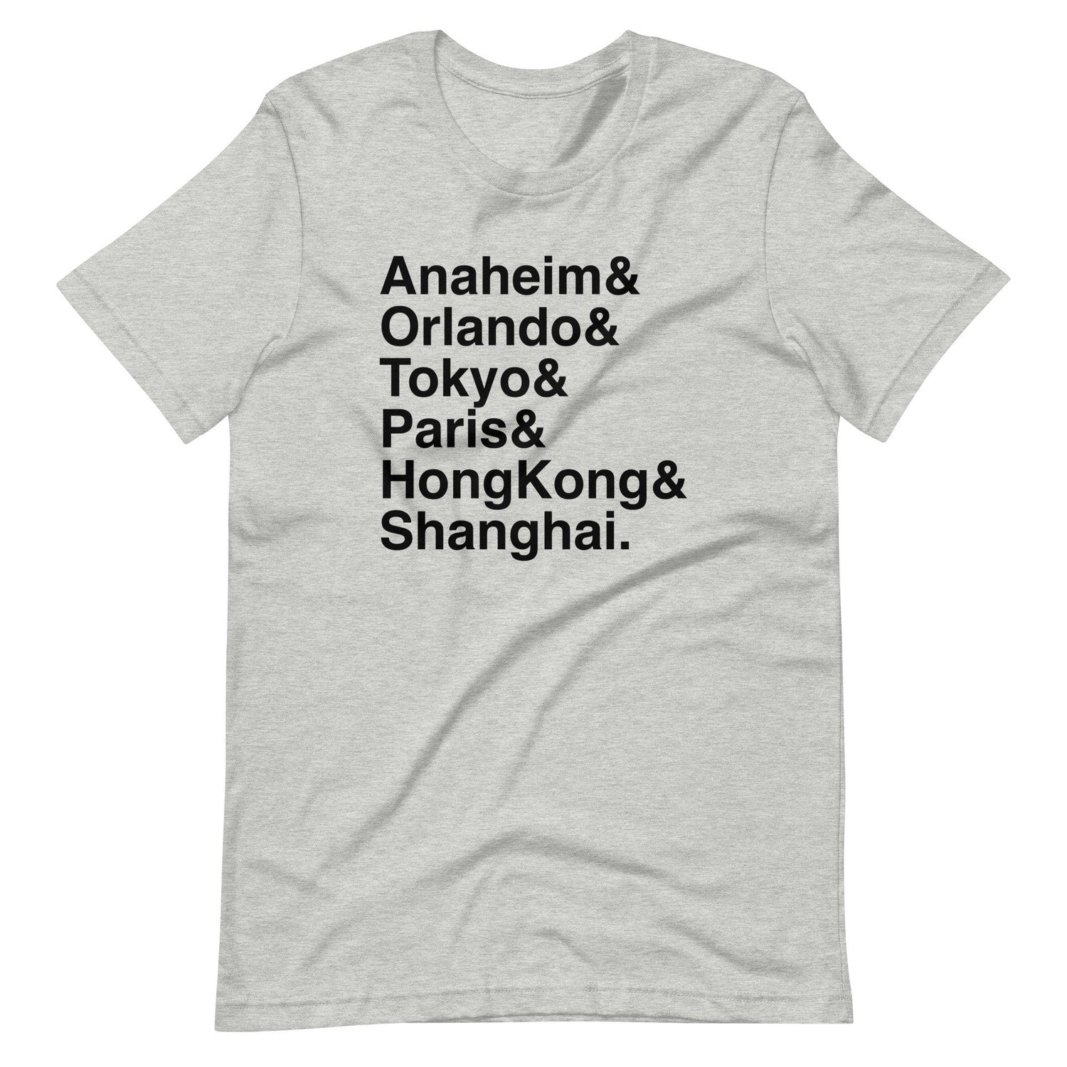 Disney Parks Destinations Minimalist T-Shirt