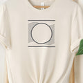 Free Flow Tee | Minimalistic Line Art | Minimalist T-Shirt - Unisex Graphic Tee, Soft Cotton Casual Wear