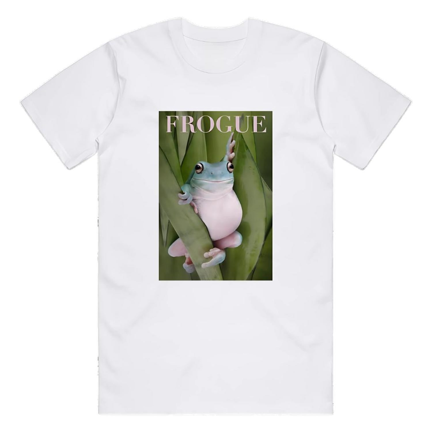 Frogue T-Shirt – Frog Meme Design, Funny Fashion Tee, Quirky Frog Graphic,  Unique Frog Lover Shirt Gift