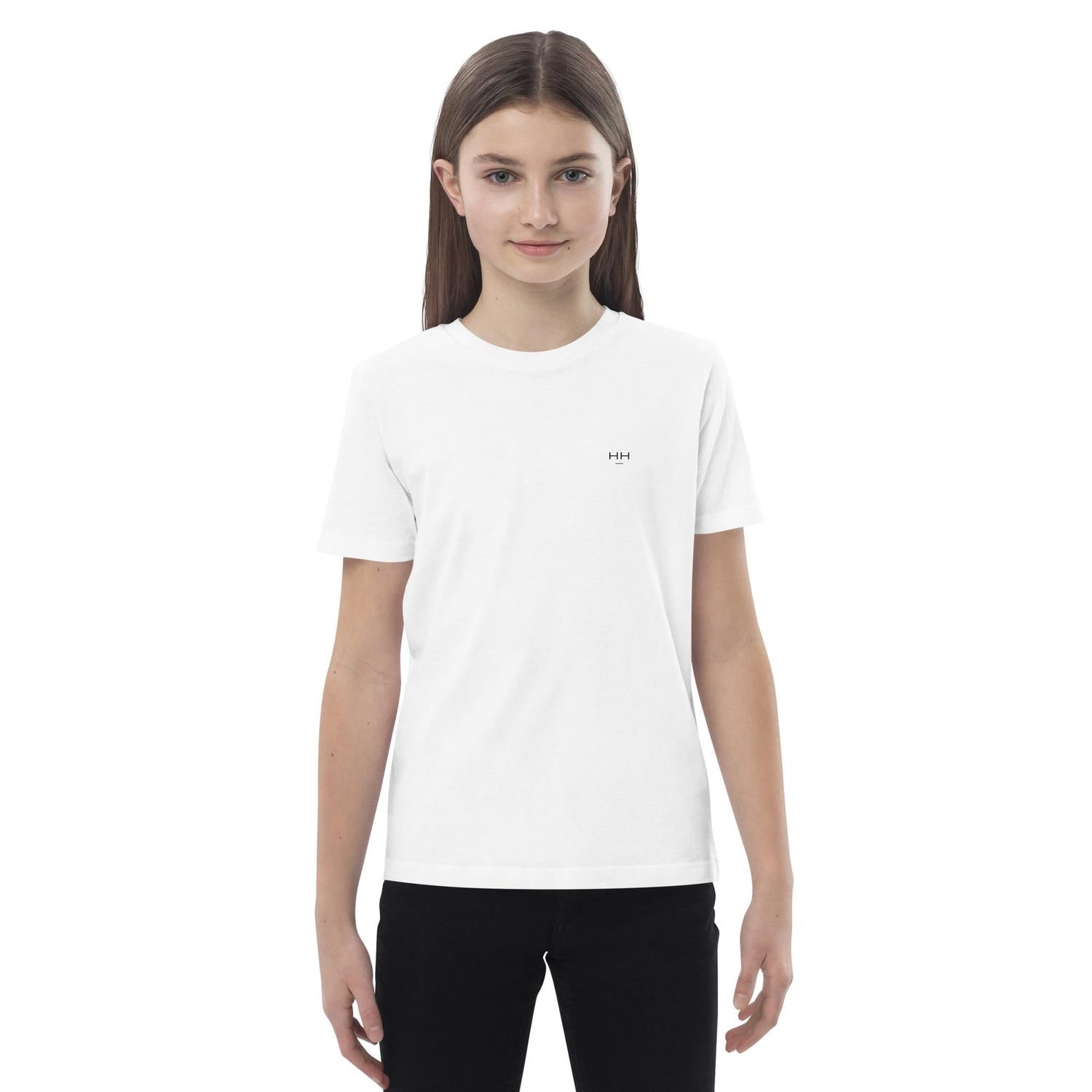 TODDLER's Hangeulhouse - HH Minimalist T-shirt (White), Korean Fashion