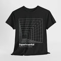 Geometric T-Shirt Unisex Cotton Shirt, Minimalist 3D Design, Experimental Pattern, Modern Casual Shirt