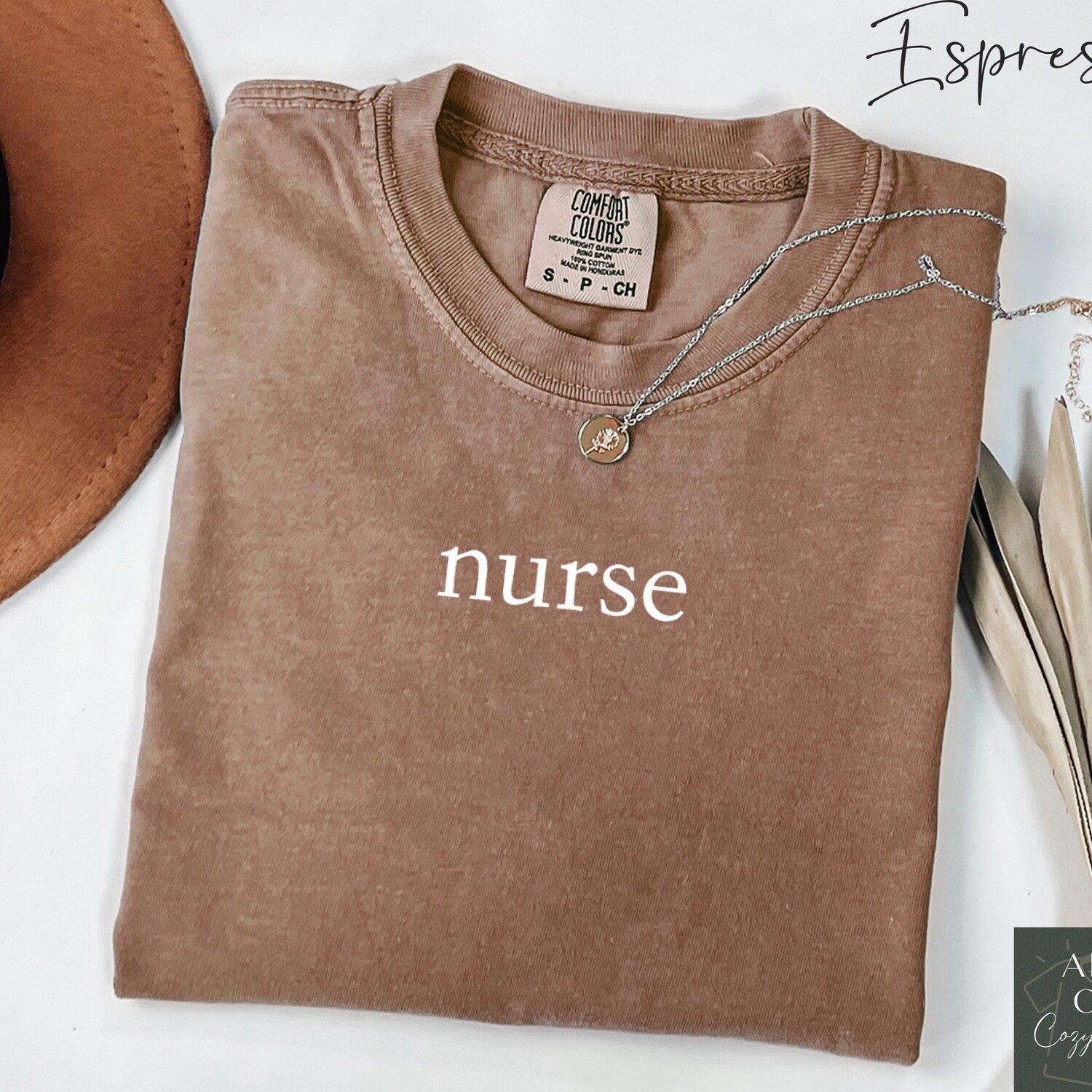 Comfort Colors® Nurse Shirt, Cute Medical Worker Tee, RN Life T-Shirt, Trendy Nurse Gift, Minimal Healthcare Graphic Tee