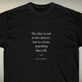 Andy Warhol motivational quote T-Shirt gift inspiring slogan tee creative Andy Warhol quote minimalist t shirt