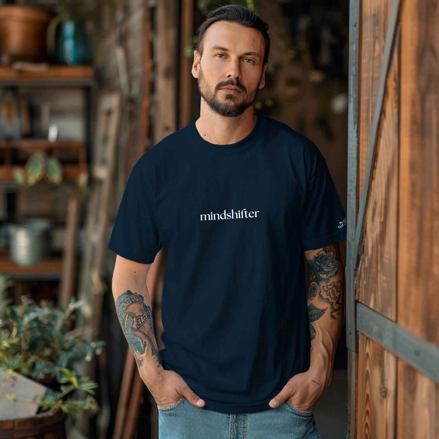 Mindshifter – Minimalist Unisex 100% Organic Cotton Quote T-Shirt
