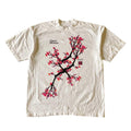 Cherry Blossom Graphic Tee, Funny Quirky Unisex T-Shirt, Minimalist Artsy Short Sleeve Top