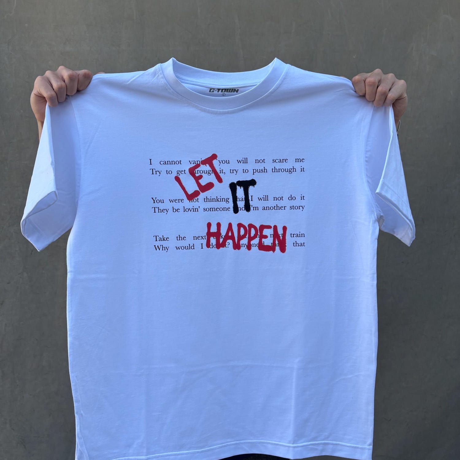 Let It Happen Oversize T-Shirt