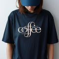 COFFEE. Simple Minimalist T-Shirt for Coffee Lovers | Everyday Caffeine Tee | Barista Gift & Coffee Shop Wear