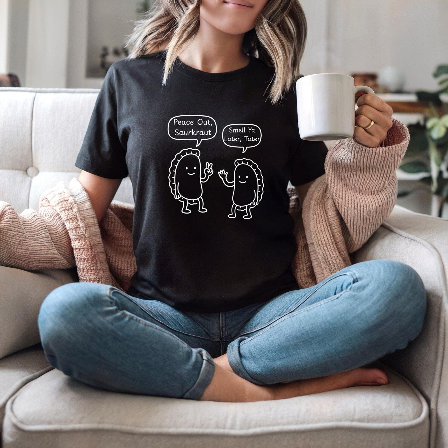 Funny Pierogi Pun T-Shirt, Polish Food Humor, Bad Dad Jokes