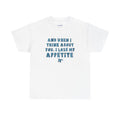 Arthur Hill 'Appetite' Lyric Cartoon Minimalist T-Shirt