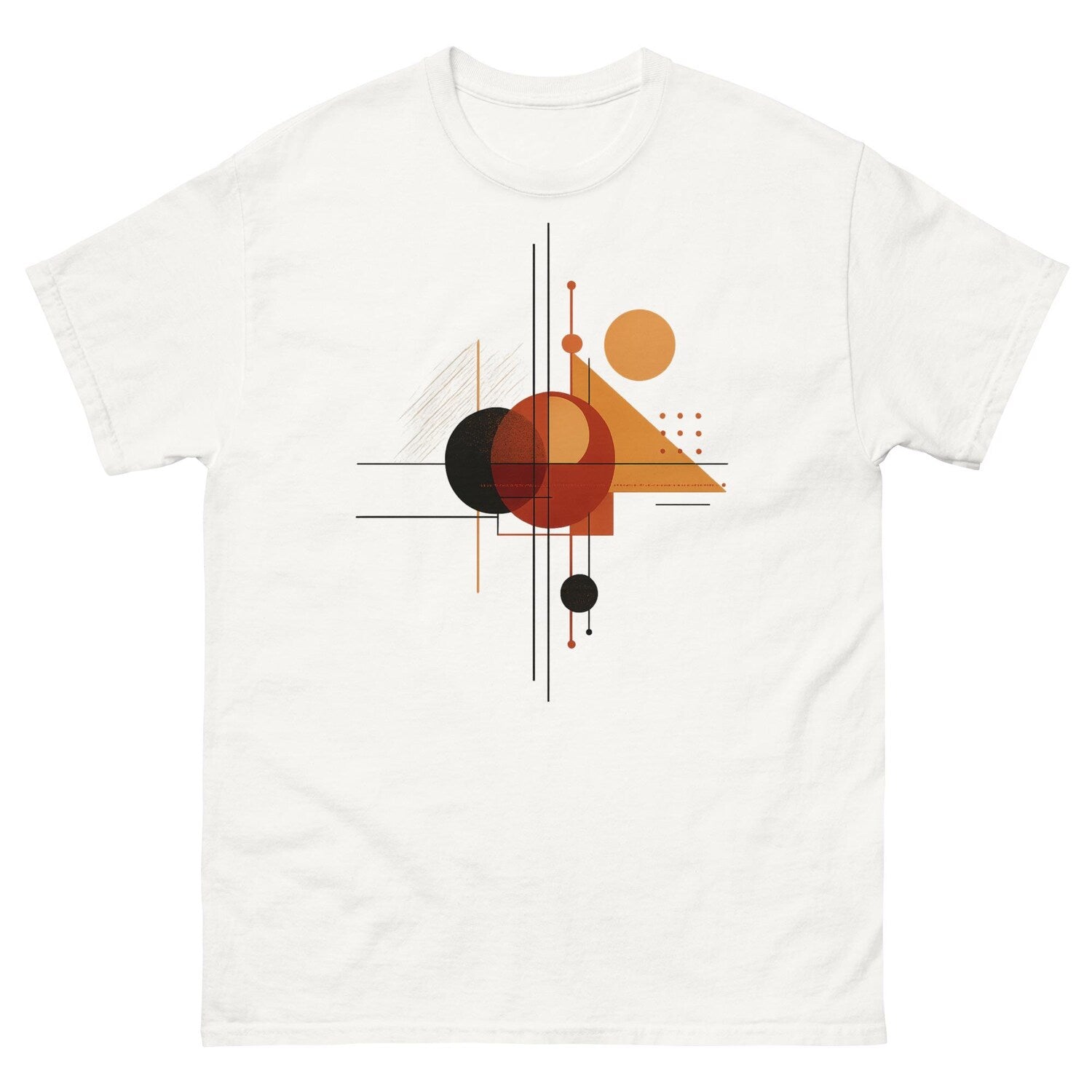 Minimalist Mid-Century Modern Cotton T-Shirt: Unisex Classic Tee