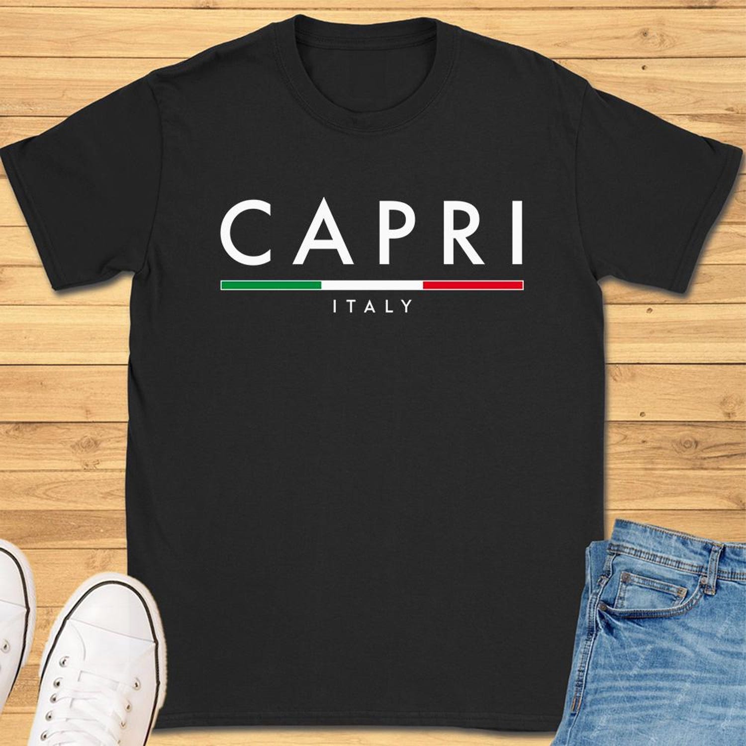 Capri Italy Minimalist T-Shirt