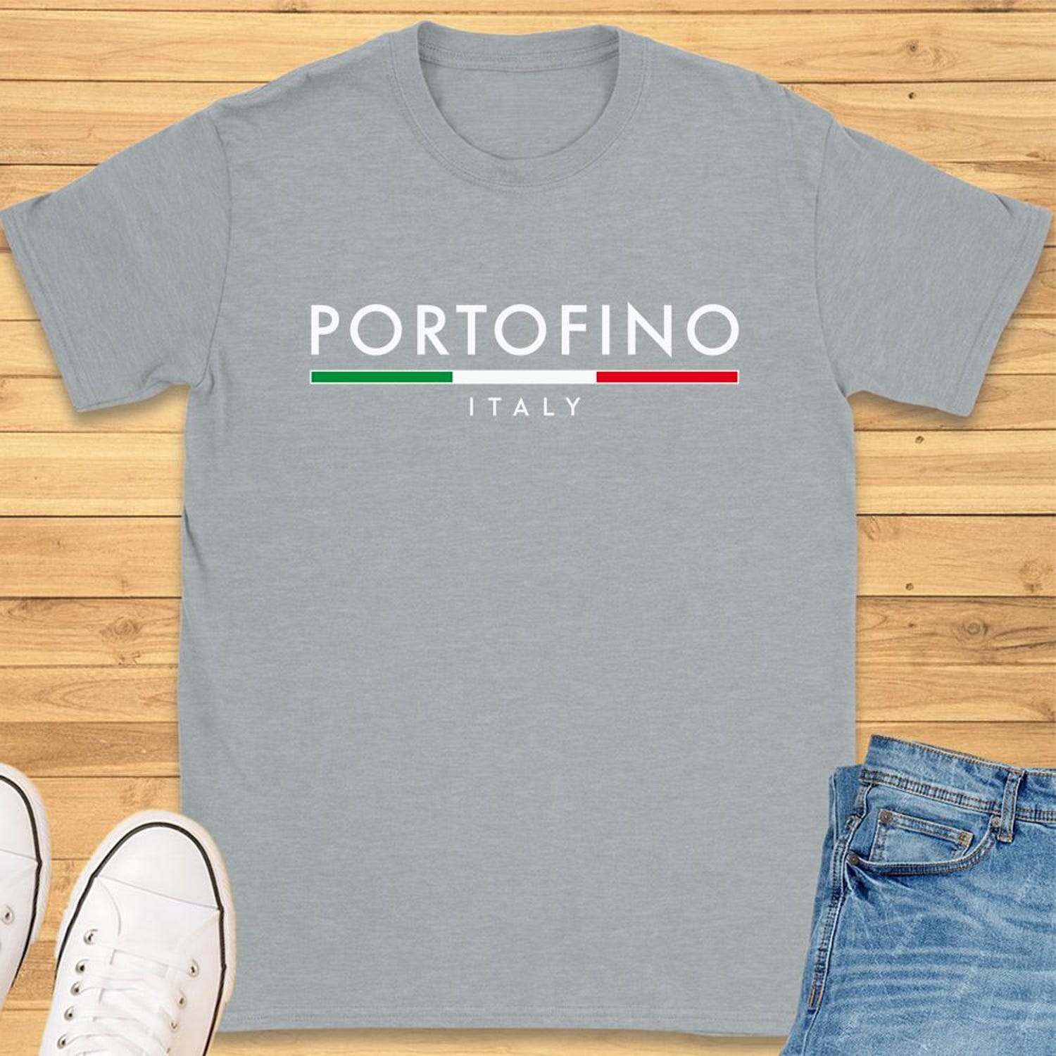 Portofino Italy Minimalist T-Shirt