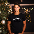 Himalaya Mountains Minimalist T-Shirt, Nature Lover Gift, Mountain Range Peaks, Wild Free Adventure, Creative Customizable Design