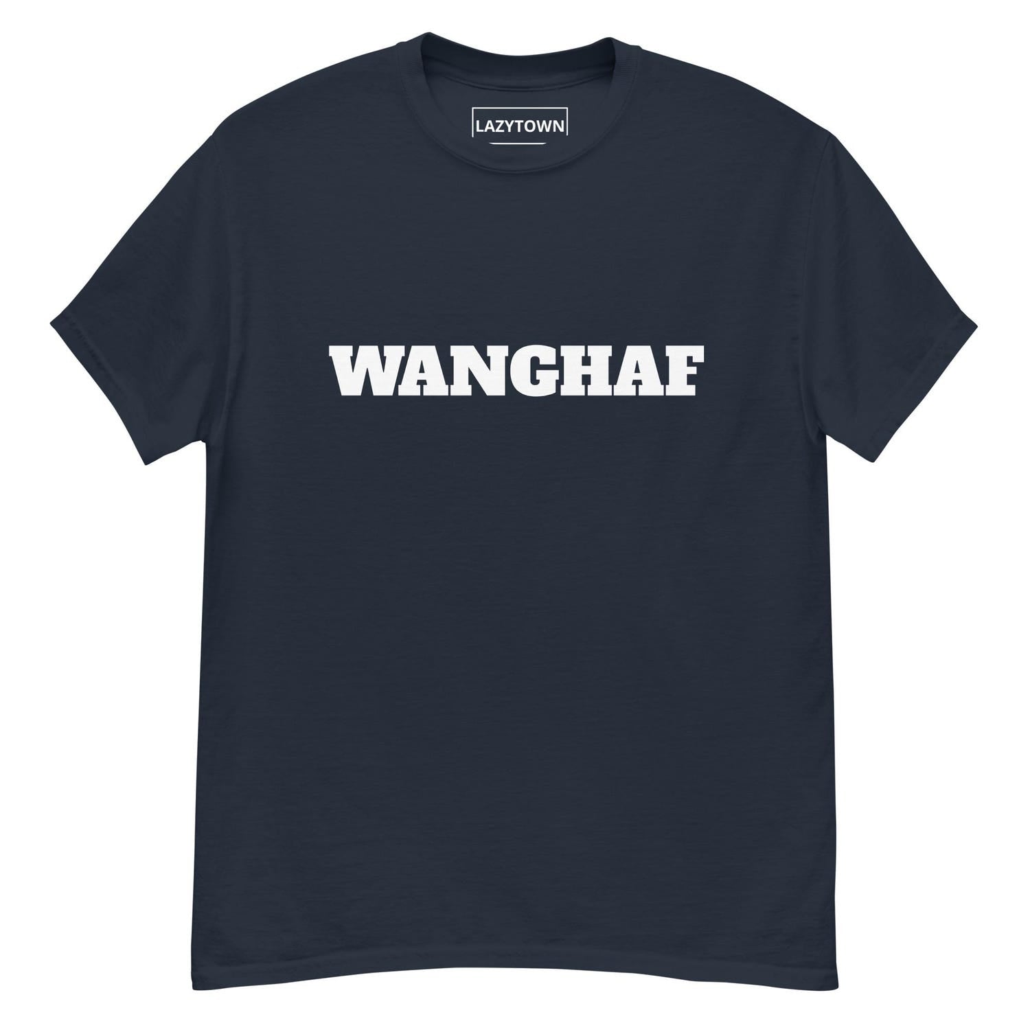 Minimalist WANGHAF T-Shirt | Simple Graphic Tee | Streetwear Inspired Typography Shirt