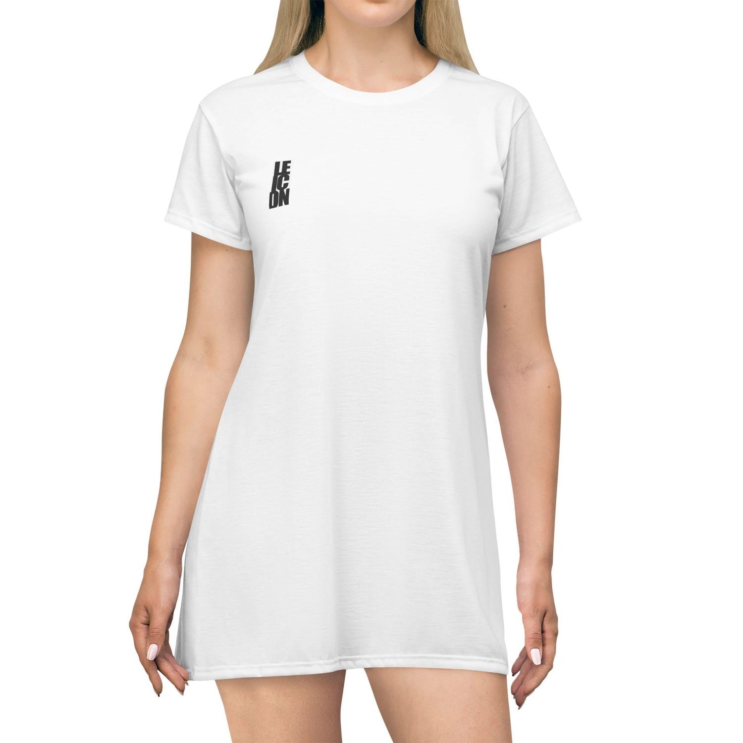 Minimalist T-Shirt Dress - Casual Chic, Summer Fashion, Daily Wear, Layering Essential, Gift for Her