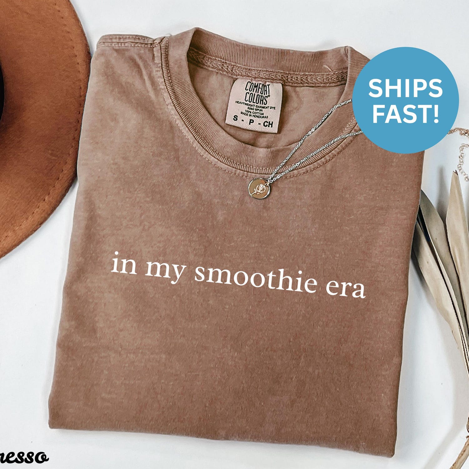 Comfort Colors® Smoothie Era Shirt, Funny Saying Shirt, Trendy Shirt, Gift For Her, Smoothie Lover, Foodie Gift, Minimalist T Shirt